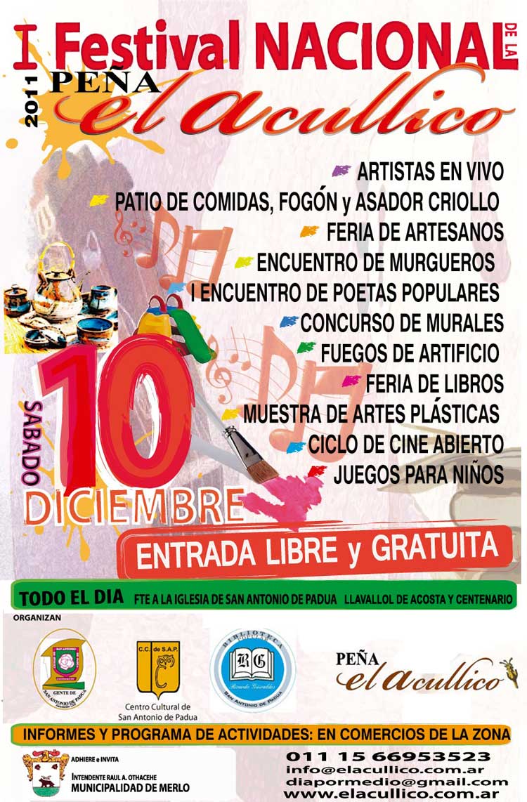 Festival Nacional de la Pe&ntilde;a el Acullico